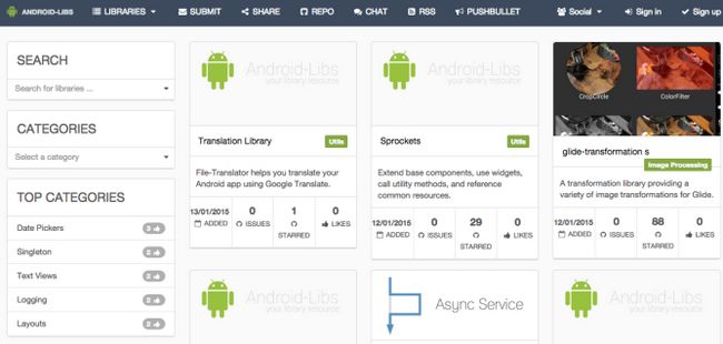 Fotografía - [Pour les développeurs] Android-Libs.Com curés et les listes des centaines de bibliothèques, des outils et ressources pour le développement Android